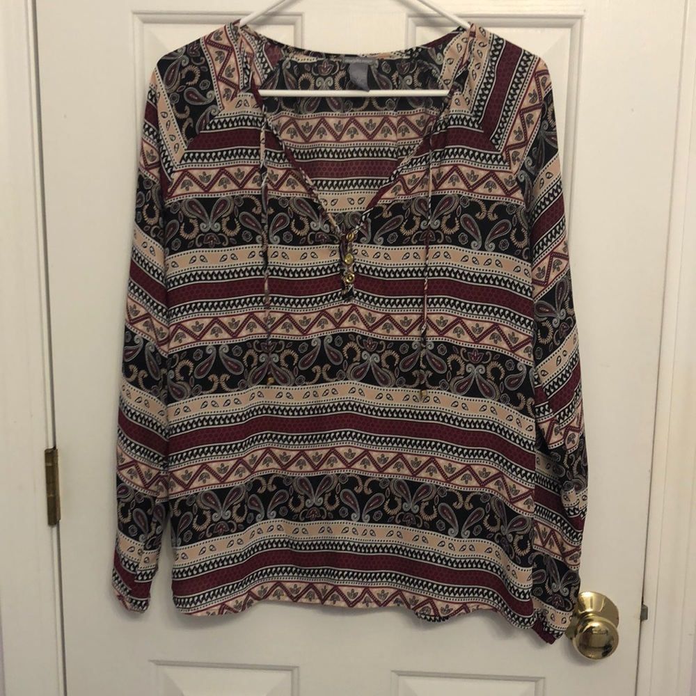 Paisley Design Blouse